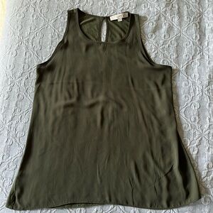 EUC LOFT Tank - Olive Green - Size Medium